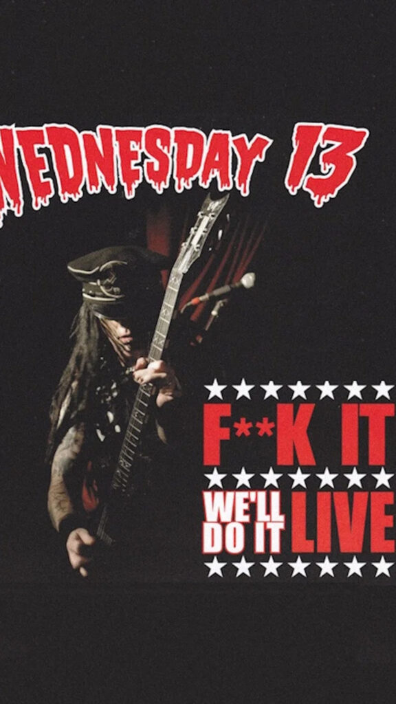 Wednesday 13 Live Concert Performance Mobile Wallpaper