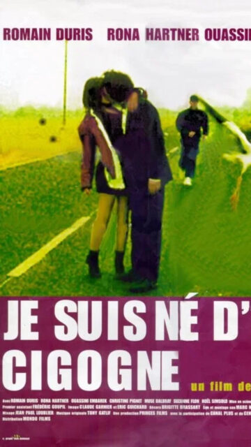 Je suis né d'une cigogne Vintage Movie Poster Mobile Wallpaper