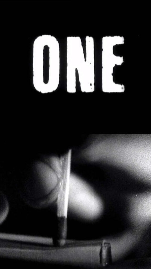 Minimalist One Matchstick Cinematic Monochrome Mobile Wallpaper