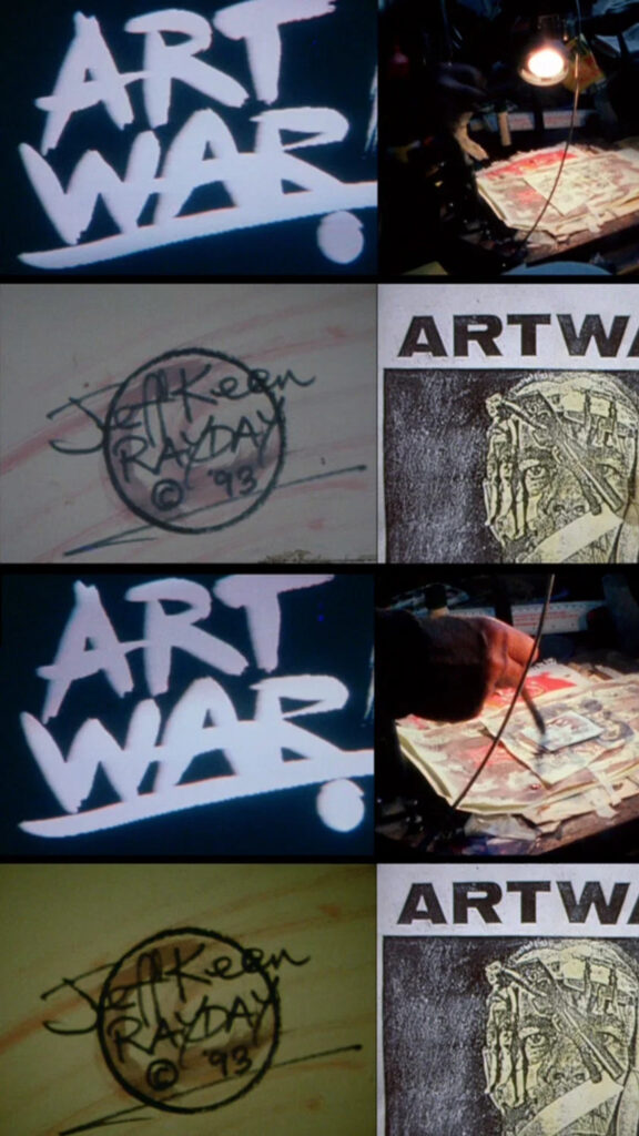 Art War Jeff Keen Rayday 1993 Collage Mobile Wallpaper