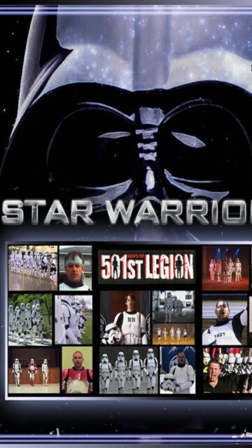 Darth Vader and 501st Legion Fan Collage Mobile Wallpaper