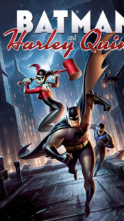 Batman and Harley Quinn Art Style Mobile Wallpaper