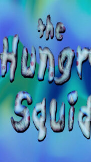 The Hungry Squid Text Art Mobile Wallpaper