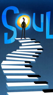 Joe Gardner Standing on Piano Keys Soul Mobile Wallpaper