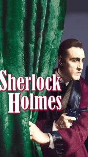 Vintage Sherlock Holmes Detective Portrait Mobile Wallpaper