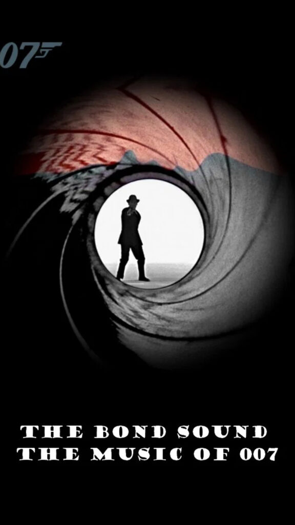 Minimalist 007 Gun Barrel Sequence Phone Wallpaper