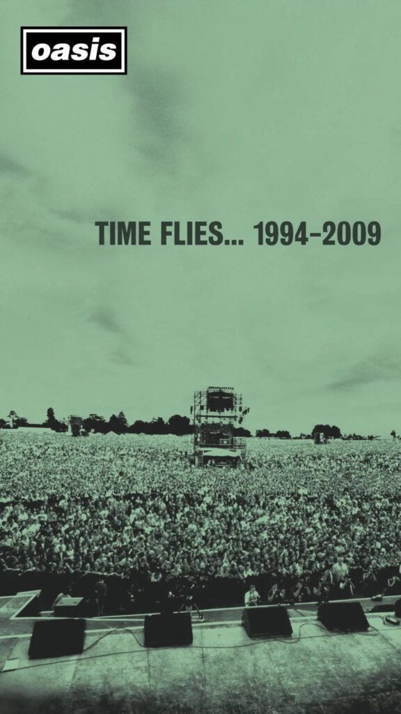 Oasis Time Flies Concert Crowd Mobile Wallpaper