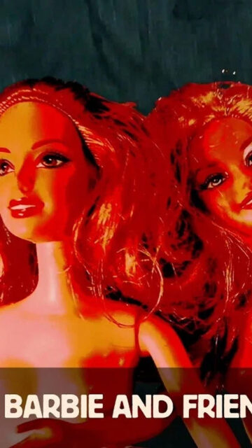 Dual Doll Portrait Artistic Mobile Wallpaper