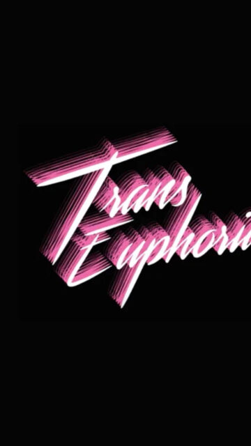 Trans Euphoria Neon Pink Aesthetic Mobile Wallpaper