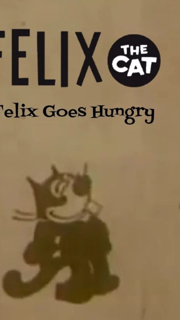 Vintage Felix the Cat Hungry Cartoon Mobile Wallpaper