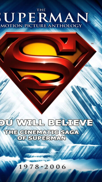 Superman Motion Picture Anthology Mobile Wallpaper