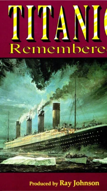 Titanic Remembere Historical Maritime Painting Phone Wallpaper