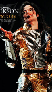 Michael Jackson HIStory Tour Concert Mobile Wallpaper
