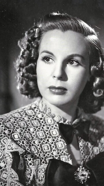 Classic Vintage Hollywood Actress Portrait Mobile Wallpaper