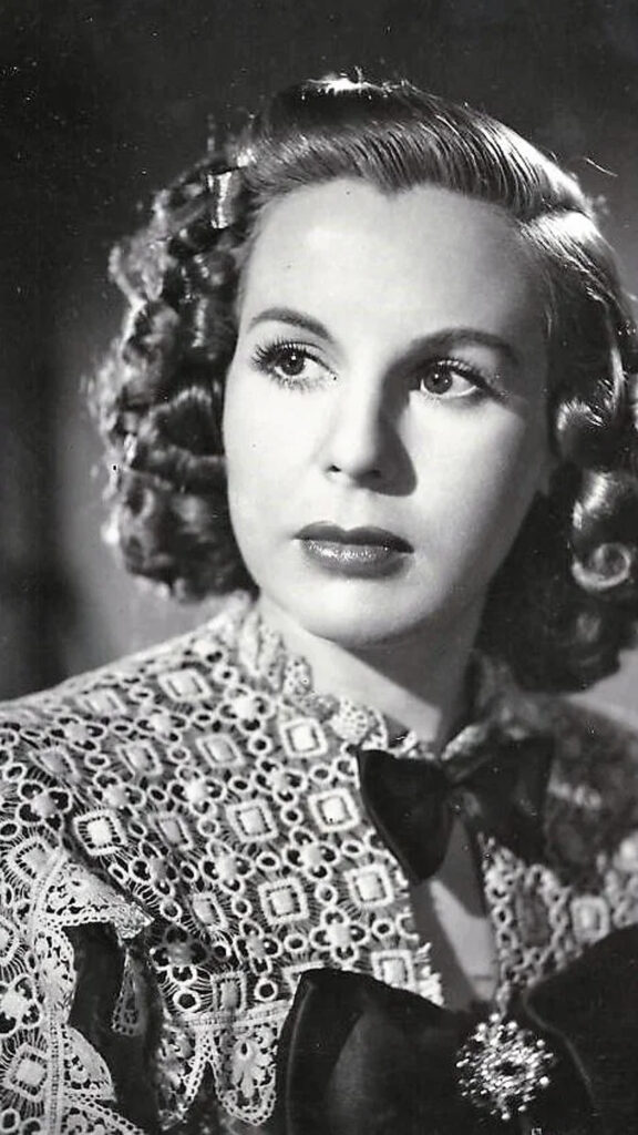 Classic Vintage Hollywood Actress Portrait Mobile Wallpaper