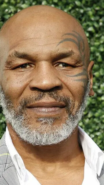 Mike Tyson Close Up Portrait Mobile Wallpaper