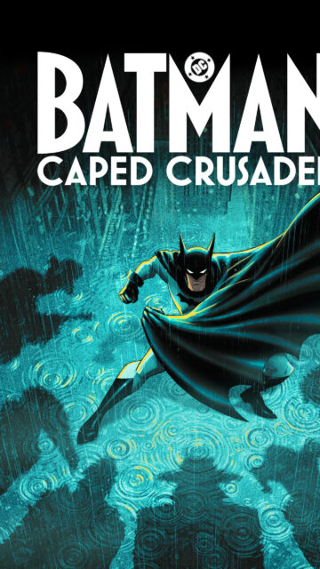Batman Caped Crusader Rain Scene Mobile Wallpaper