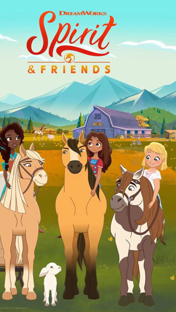 DreamWorks Spirit and Friends Animated Adventure Mobile Wallpaper
