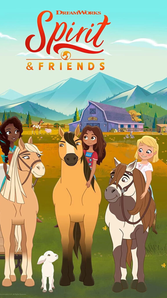 DreamWorks Spirit and Friends Animated Adventure Mobile Wallpaper