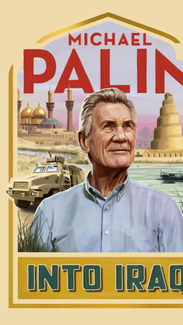 Michael Palin Into Iraq Book Cover Digital Art Mobile Wallpaper