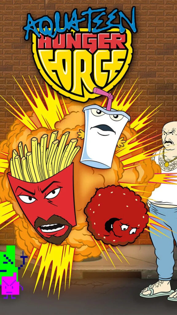 Aqua Teen Hunger Force Explosion Mobile Wallpaper