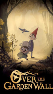 Over the Garden Wall Characters Forest Scene Mobile Wallpaper