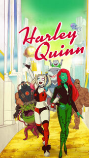 Harley Quinn and Her Villain Crew Mobile Wallpaper