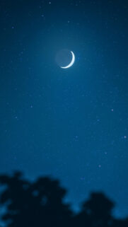 Crescent Moon Celestial Magic Aesthetic Spiritual Energy Wallpaper