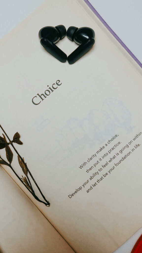 Mindful Choice and Inner Clarity Manifestation Vision Board Wallpaper