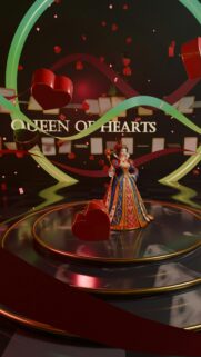 Queen of Hearts Royal Fantasy Art Mobile Wallpaper