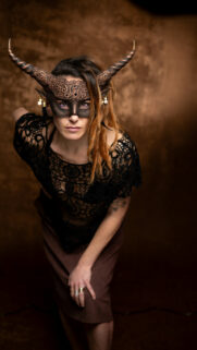 Mystical Scorpio Zodiac Queen: Dark Divine Feminine Astrology Wallpaper