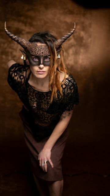 Mystical Scorpio Zodiac Queen: Dark Divine Feminine Astrology Wallpaper