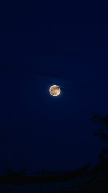 Full Moon Lunar Illumination Spiritual Manifestation Aesthetic Wallpaper