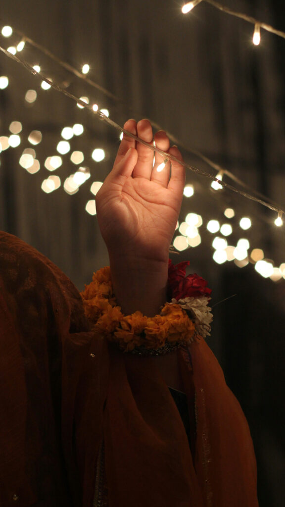 Radiant Energy Hand with Glowing Light Chakra Manifestation Wallpaper
