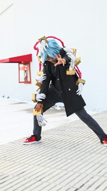 Tomura Shigaraki My Hero Academia Cosplay Phone Wallpaper