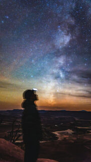 Cosmic Connection Celestial Stargazing Manifestation Space Wallpaper