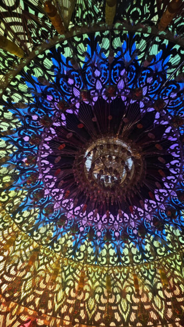 Vibrant Colorful Mandala Sacred Geometry Spiritual Energy Wallpaper
