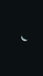 Crescent Moon Phase Spiritual Energy and Manifestation Wallpaper