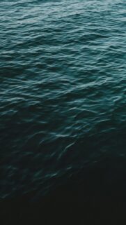 Deep Dark Ocean Waves Minimalist Aesthetic Phone Wallpaper