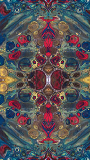 Abstract Mandala Energy Spiritual Art Phone Wallpaper