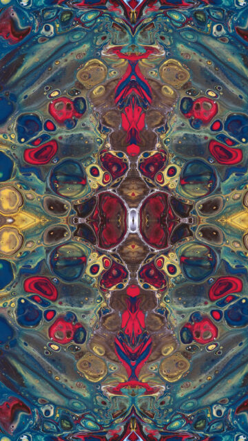 Abstract Mandala Energy Spiritual Art Phone Wallpaper
