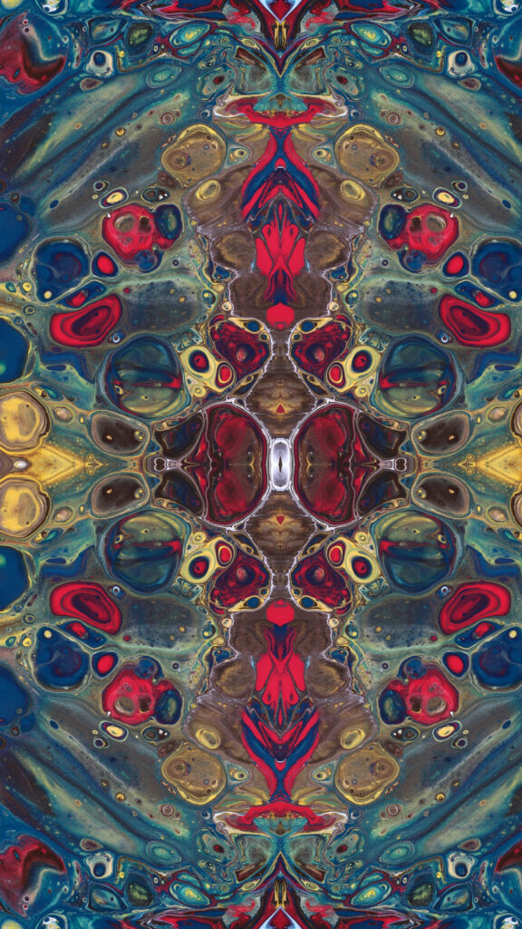 Abstract Mandala Energy Spiritual Art Phone Wallpaper