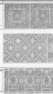 Elegant Vintage Renaissance Architectural Pattern Mobile Wallpaper