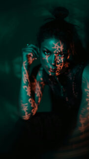 Dark Scorpio Zodiac Aesthetic Portrait High Resolution Wallpaper