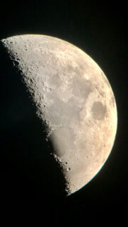 Luminous Waxing Gibbous Moon Phase Spiritual Energy Wallpaper