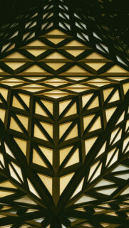 Sacred Geometry Fractal Grid for Manifestation and Energy Flow Wallpaper