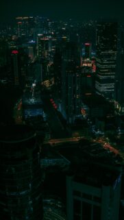 Stunning Kuala Lumpur Cityscape at Night Mobile HD Wallpaper