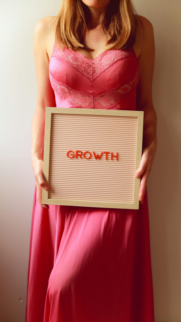 Manifesting Success Growth Mindset Aesthetic Vision Board Wallpaper