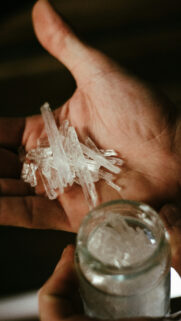 Clear Quartz Crystal Healing Energy and Spiritual Manifestation Wallpaper