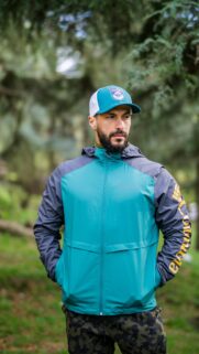 Outdoor Style Bearded Man in Columbia Jacket Mobile Wallpaper